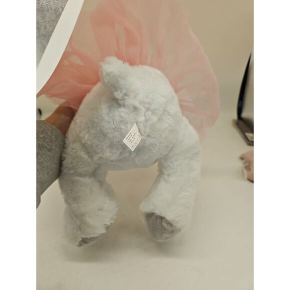 Bayview Supply Ballerina Bear Plush Pink Tutu & Headband 16" Bear Stuffed Animal - Picture 5 of 8